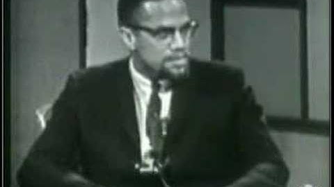 Malcolm X Rare Canadian CBC TV Show 1965  Part 2