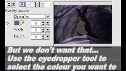 Ulead Video Studio Effects Tutorial #1 Chorma Key