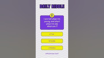 Can you solve this riddle? 🧠💡#Riddle #BrainTeaser #MindGames #Challenge #Puzzle #mindmazevault