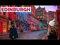 Edinburgh scotland  december 2022 walking tour 4kr 60fps