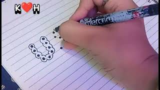 How To Make Calligraphy With Simple Marker Simple Calligraphy Art