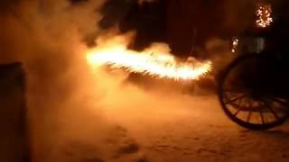Slow motion: Civil War cannon greets New Year, 2018- Lp1120125