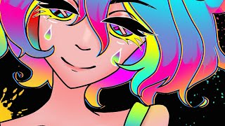 || Speedpaint ||COLORFUL SADNESS_By Andrea Hana  {reupload)