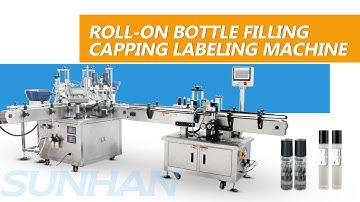 How To Fill Deodorant /Essential Oil Roller Ball Bottle By Automatic Filling Line