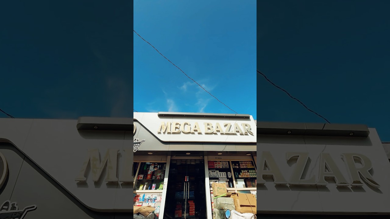 Malegaon ki sabse affordable shop, Mega Bazar tention chawk. 