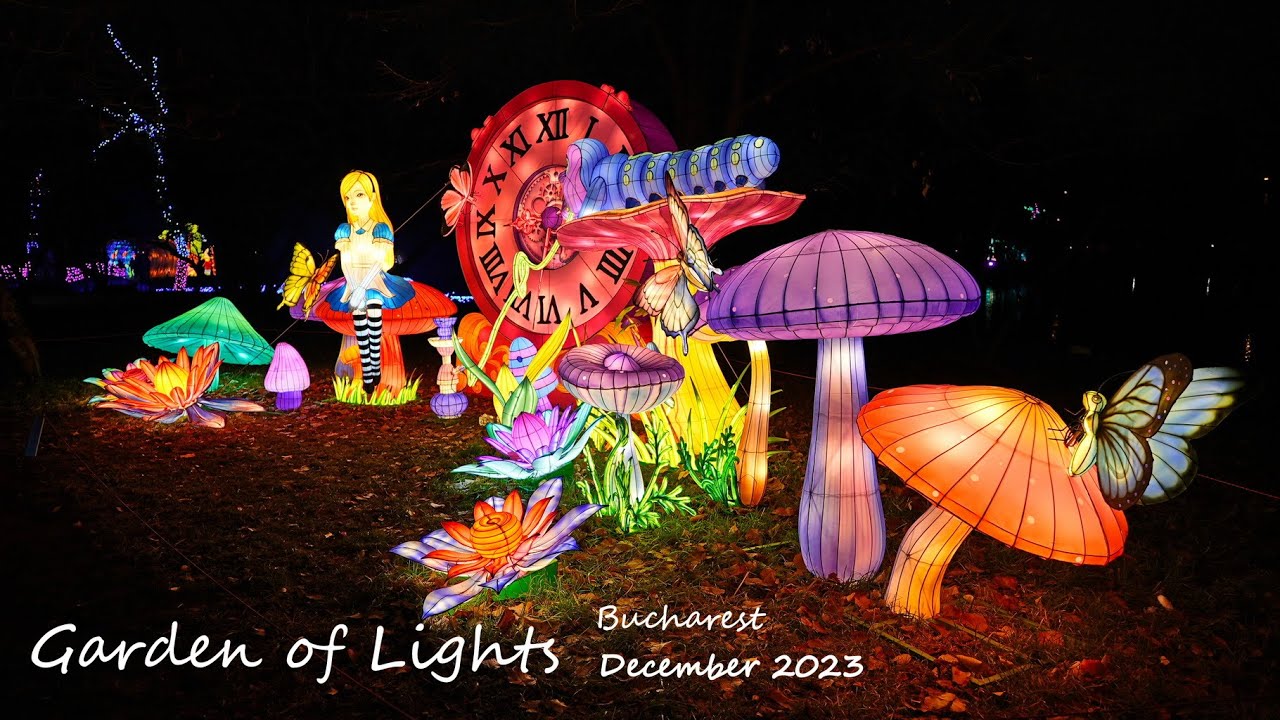 Garden of Light Botanical Garden Bucharest December 2023 YouTube