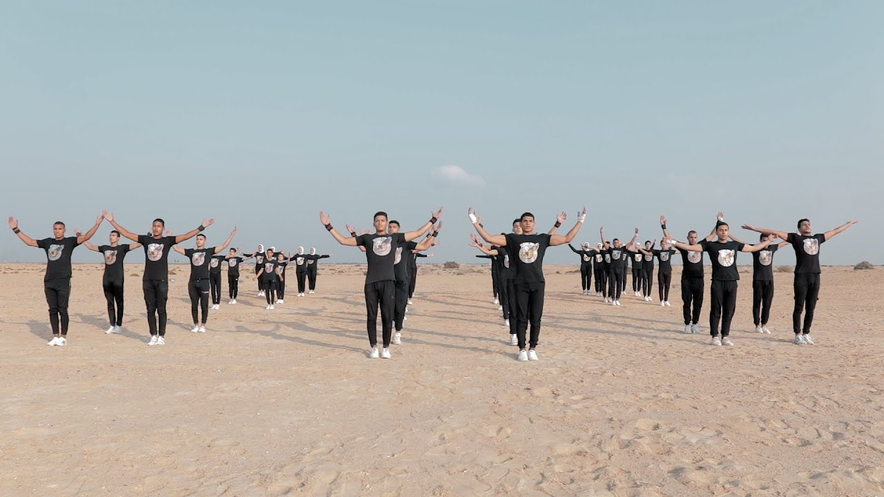 اقوي عرض لياقه بدنيه لفريق النسور المصريه #فريق_النسور