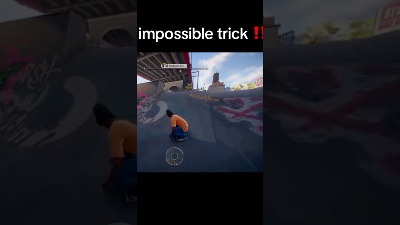 I just hit an impossible trick 👀