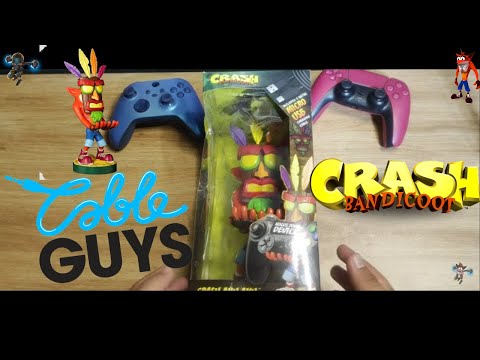Cable Guys : Crash Bandicoot Aku Aku Unboxing