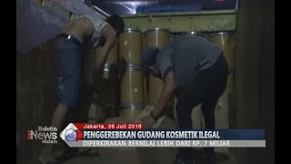 BPOM Gerebek Gudang Kosmetik Ilegal, Petugas Sita Barang Bukti Senilai Rp7 Miliar - BIM 26/07