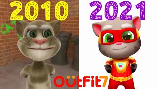 Evolution Of Outfit7 Games 2010-2021