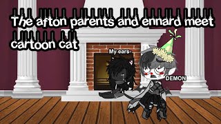 |Afton parents+Ennard meet cartoon cat|Lazy|Short|GC| screenshot 5