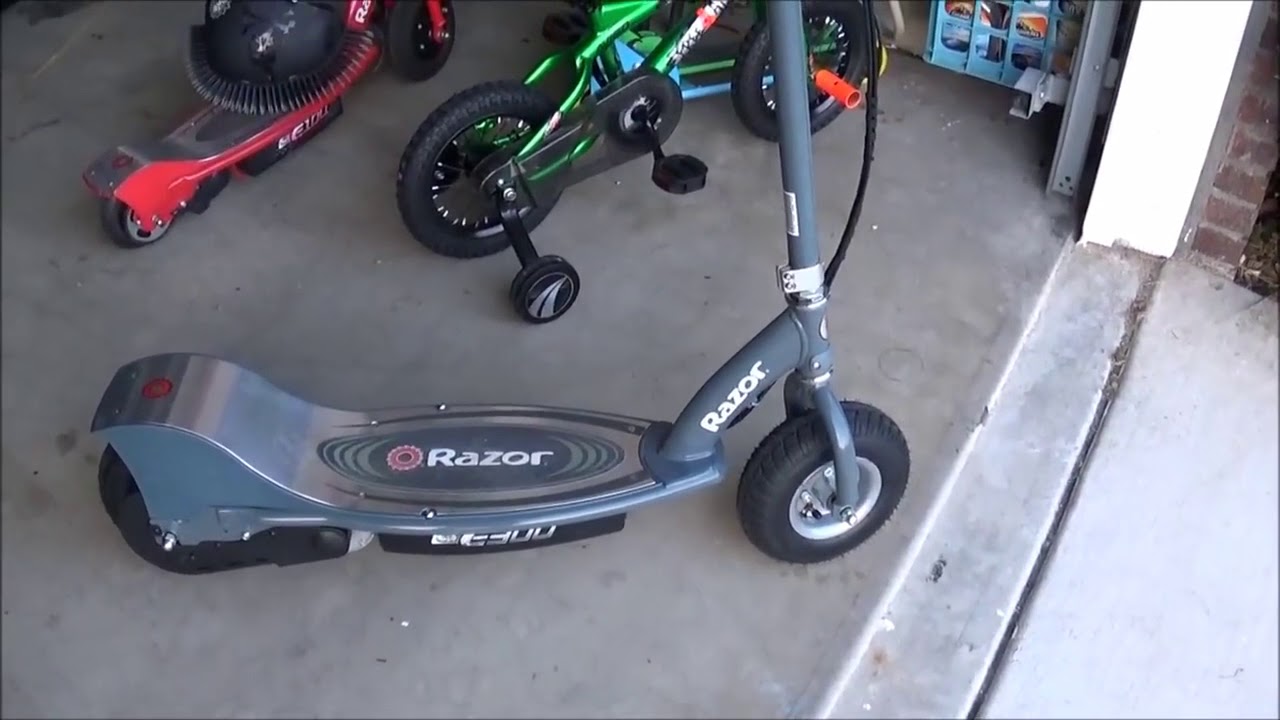 Razor E300 Electric Scooter Review Youtube