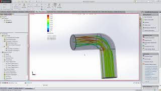 Internal pipe simulation - Solidworks Profile