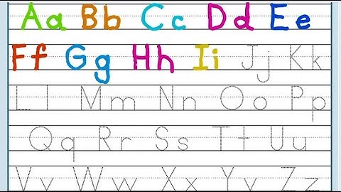 ABC Tracing | Learn Alphabet A to Z | Handwriting Practice for Kids | Learn to Write Letters