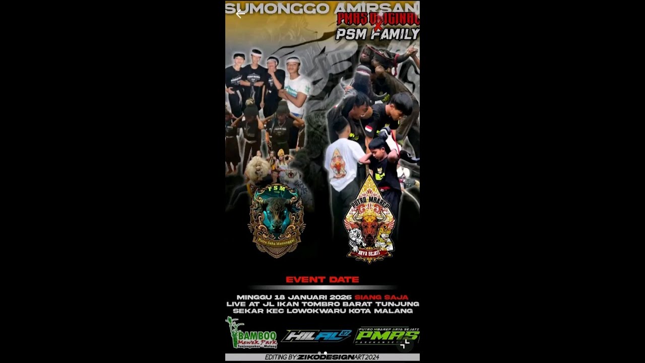 KALAPAN SAMPAI KELUAR PAGAR BANTENGAN PUTRA MBAREP ARYASEJATI LIVE BAMBOO MEWEK PARK