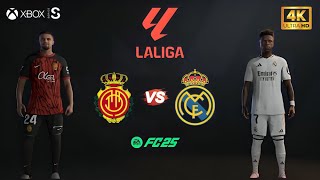 FC 25 - Mallorca vs. Real Madrid Ft. Mbappe, Vini Jr | La liga 24/25 Full Match | 4K
