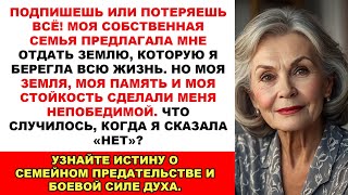 «Подпишешь Или Потеряешь Всё»: Моя Семья Требовала, Но Моя Земля И Память Оставили Меня Непобедимой