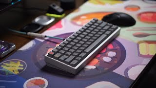 KMG B60 // Milky-topped OPBlack SEs // Alu Full // GMK Dualshot R1