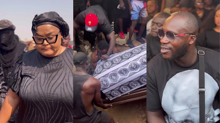 Sad: Actor C-Confion goes home today as Vivian Jill, Dr Likee and other Kumawood mours with