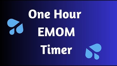 1 Hour EMOM Timer