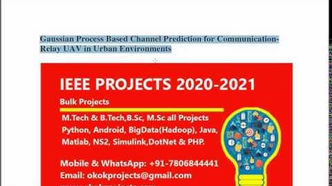Gaussian Process Based Channel Prediction for Communication Relay UAV in Urban Environments
