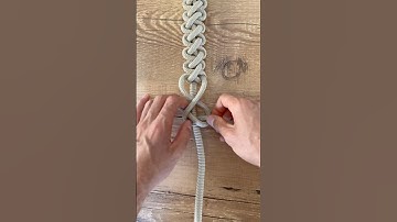Tutorial macramê passo a passo bó de S #macrametutorial  #macramebrasil  #macrame #diy #facavcmesmo