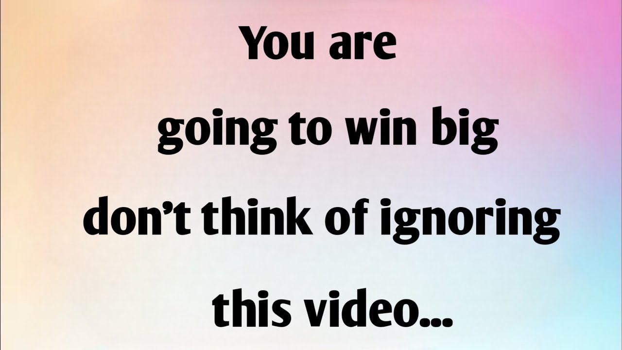 Вы добьетесь большого успеха. Не думайте...