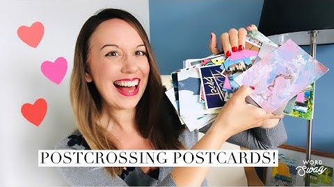 43 incoming POSTCROSSING postcards in 2 and half week! YAY!!!! 🥳