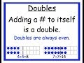 Understanding Double Facts and Near Doubles