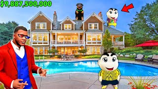 SHINCHAN and CHOP BECOME RICHEST PERSON IN GTA5 and Insulted FRANKLIN (PART 3) l PINCHAN BILLIONAIRE