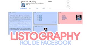 LISTOGRAPHY PARA RP FACEBOOK: De notas de fb a listography, fácil. (TUTORIAL) by Porcelain screenshot 4