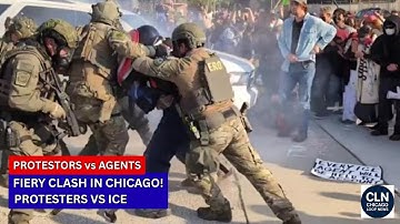 🚨 Fiery Confrontations in Broadview! Protesters Clash with ICE Agents Outside Chicago
