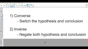 Sect 2-2 Analyze Conditional Statements (Part 1)