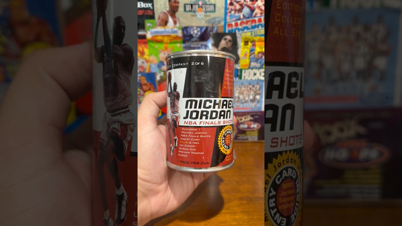 Michael Jordan NBA Finals Shots - Can and Pack Opening!