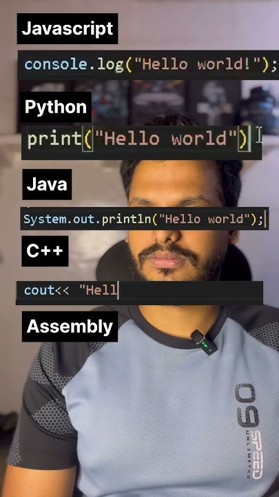 Wait for assembly!#python #java #cpp #javascript #assembly - YouTube