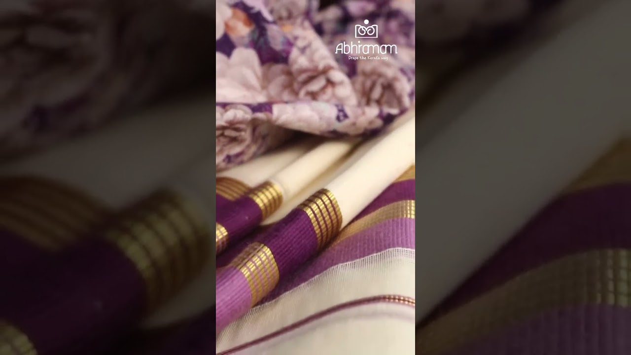 Love for Lavender 💜Experience the timeless elegance from @abhiramam  ~Parinaya collection  The brid