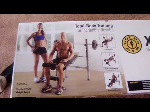Golds Gym Xr 6 1 Weight Bench Review Youtube