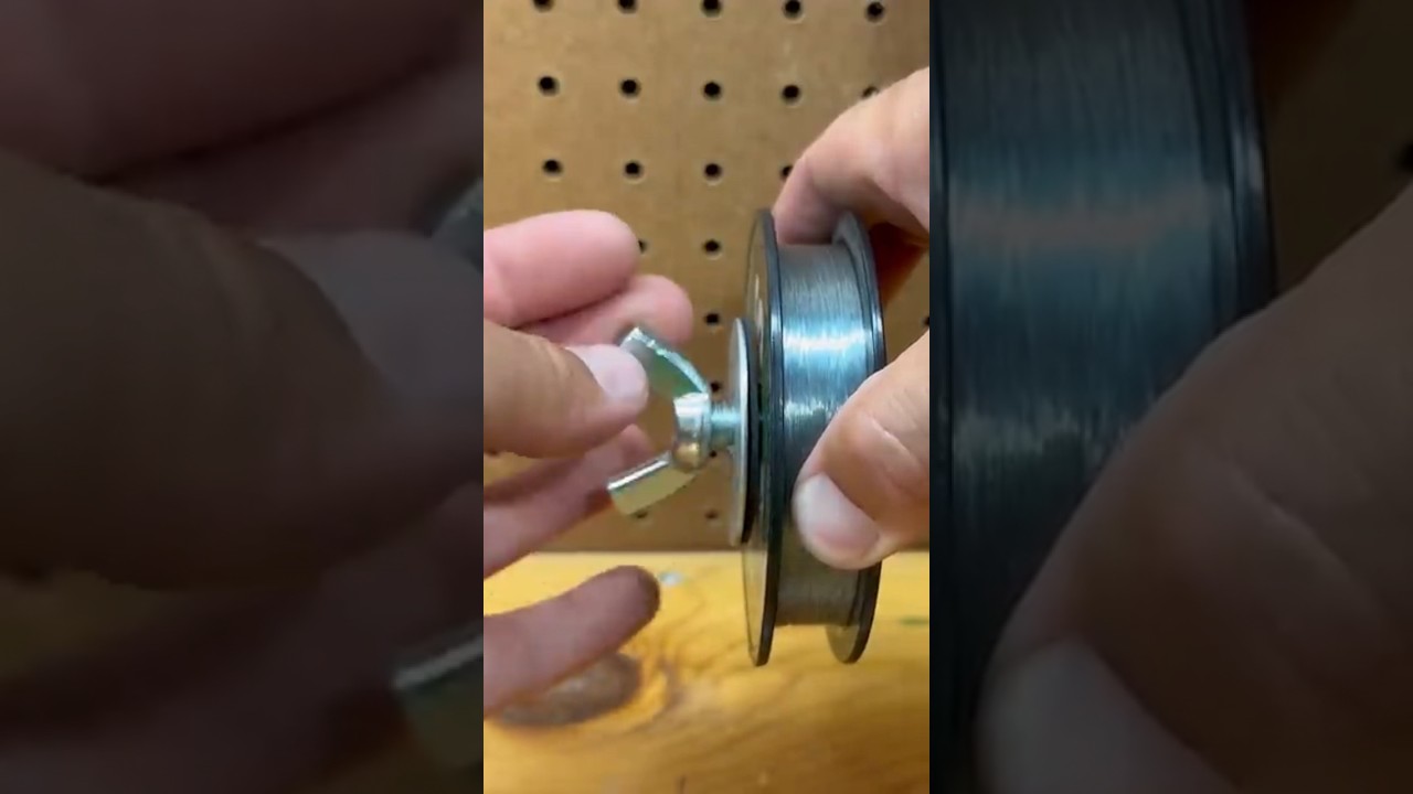 How to make your own fishing line spooler! 