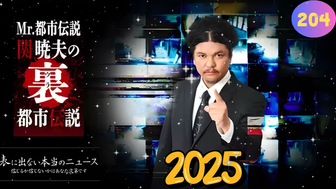 【お笑いBGM】 Mr 都市伝説 関暁夫 まとめ やりすぎ都市伝説 #204 (BGM・作業用・睡眠用 )【新た】広告なし