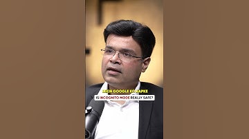 Is Incognito Mode Really Safe? | Dinesh Sharma |  Raj Shamani #shorts