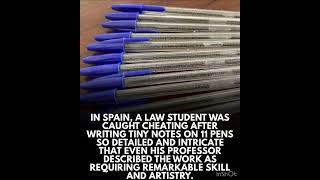 He spent more time engineering the perfect crime than it would have taken to just study... 🖊️🤯