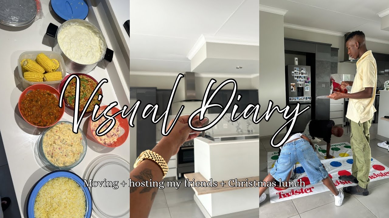 Visual Diary : Moving + Hosting my friends + Christmas Lunch