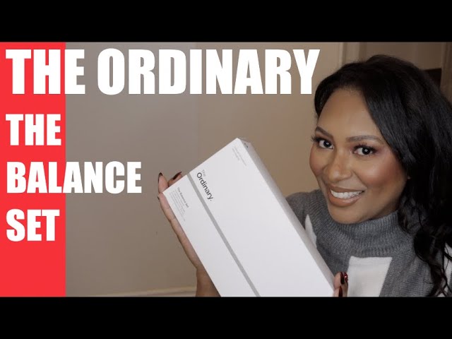 ordinary skincare balance set