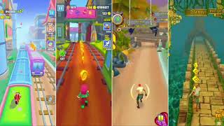 Subway Surf 🆚 Temple Run 🆚 Subway Princess 🆚 Temple Run 2 🌆 screenshot 3