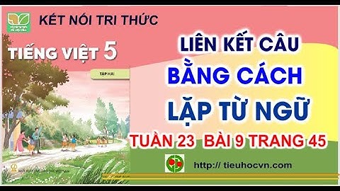 Liên kết câu  bằng cách lặp từ ngữ | Tiếng Việt 5 Tuần 23 Bài 9 Sách Kết nối Trang 45