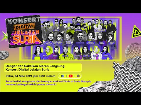 Konsert Digital Jelajah Suria | Dato' Awie, Dayang Nurfaizah, Misha Omar dan ramai lagi!
