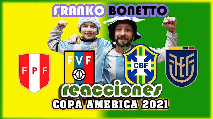 VENEZUELA VS PERU / BRASIL VS ECUADOR - REACCIONES HINCHAS VIVO - COPA AMERICA 2021