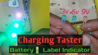 How To Make a Battery Charging Label Indicator Only 3 LEDs  In 10 Rupee_//_Creator Priyam