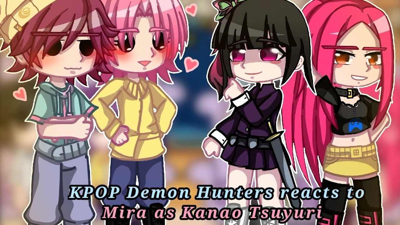 KPOP Demon Hunters reacts to Mira as Kanao Tsuyuri || KPOP Demon Hunters X Demon Slayer || ships ||